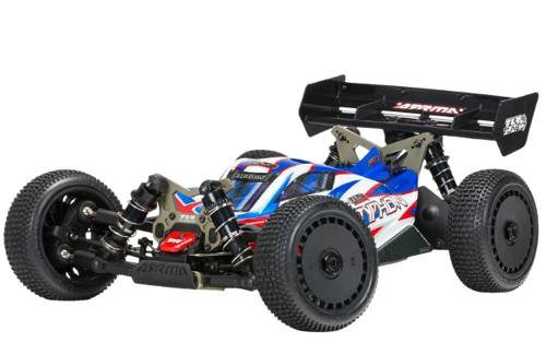 Arrma - 1/8 TLR Tuned TYPHON 6S 4X4 BLX Buggy RTR, Red/Blue