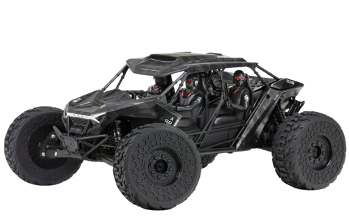 Arrma - 1/7 FIRETEAM 6S 4X4 BLX Speed Assault Vehicle RTR, Black