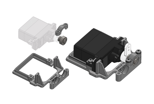 Servo Mounting Frame 70 CB for Hitec HS-70, HS-5070, HS-65, MD65MW & MD70MH