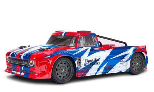 Arrma - 1/8 INFRACTION 4WD MEGA Resto-Mod Truck RTR, Red/Blue