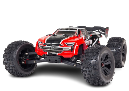 Arrma - 1/8 KRATON 6S V5 4X4 BLX Speed Monster Truck with Spektrum Firma RTR, Red