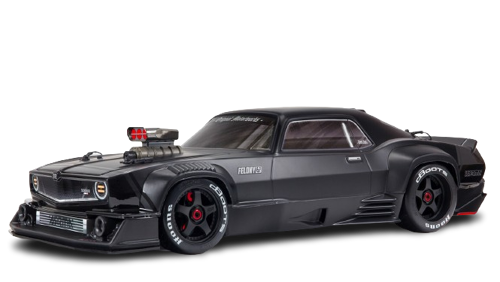 Arrma - 1/7 FELONY 6S BLX Street Bash All-Road Muscle Car RTR, Black