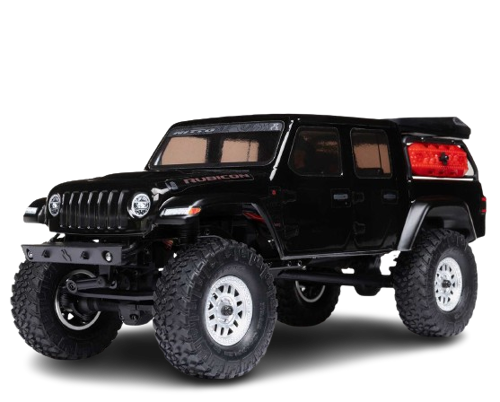 Axial - 1/24 SCX24 Jeep JT Gladiator 4WD Rock Crawler Brushed RTR, Black