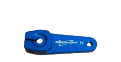 Secraft - Servo Arm V2 - 1" - Hitec (24T) - M3 - Blue