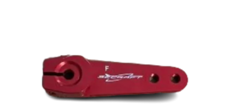 Secraft - Servo Arm V2 - 1.25" - Futaba (25T) - M3 - Red