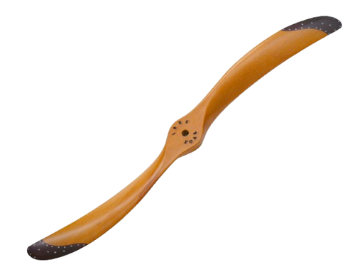 Xoar - 13x6 PJWWI Wooden kromsabelvormige 2 blad propeller (benzine)