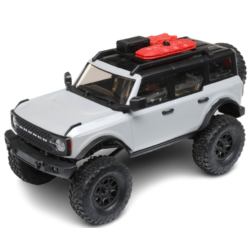 Axial - 1/24 SCX24 2021 Ford Bronco 4WD Truck Brushed RTR, Grey