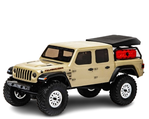 Axial - 1/24 SCX24 Jeep JT Gladiator 4WD Rock Crawler Brushed RTR, Beige