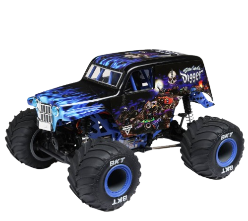 Losi - 1/18 Mini LMT 4X4 Brushed Monster Truck RTR, Son-Uva Digger