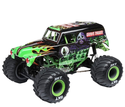 Losi - 1/18 Mini LMT 4X4 Brushed Monster Truck RTR, Grave Digger