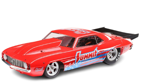 Losi - 1/10 '69 Camaro 22S 2WD No Prep Drag Car Brushless RTR, Summit Red