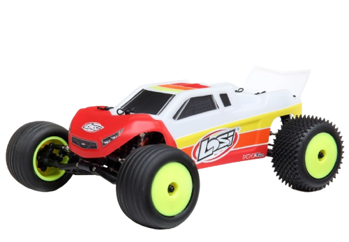 Losi - 1/18 Mini-T 2.0 2WD Stadium Truck Brushless RTR, Red