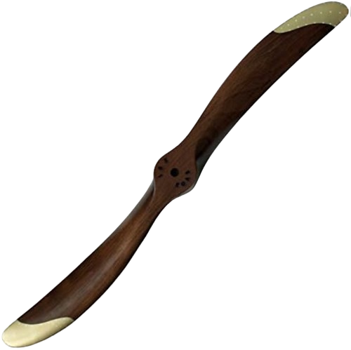 Xoar - 22x10 PJWWI Houten Sabelvormige Donkere 2-bladige Propeller (Benzine)