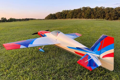 Extreme Flight - Laser 91" EXP V2, Red/White/Blue/Silver ARF Kit