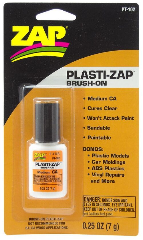 ZAP Plasti-Zap Brush-On - Medium CA Glue for plastics PT-102 (7g)