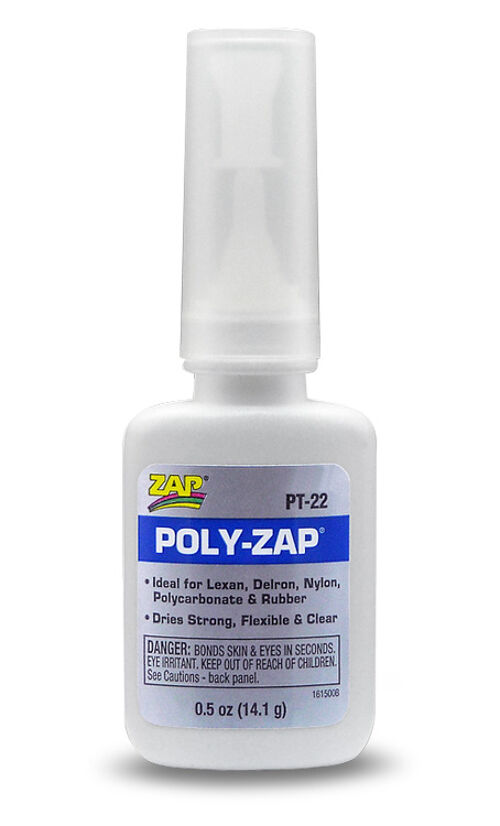 ZAP Poly Zap - CA Glue for Lexan and other plastics PT-22 (14g)