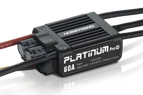 Hobbywing Platinum Pro 60A ESC V4 2-6s, 7A BEC