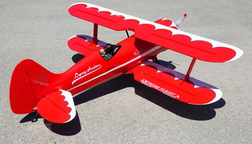 Extreme Flight - Muscle Bipe 54", Red/White ARF Kit