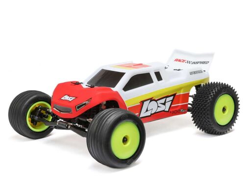 Losi - 1/18 Mini-T 2.0 V2 2WD Stadium Truck Brushless RTR, Red