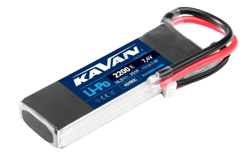 Kavan 2200mAh 2S1P 22,2V 40C/80C Lipo Battery