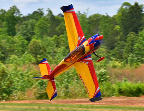 Extreme Flight - Extra 300 EXP 48" V2, Yellow/Red ARF Kit