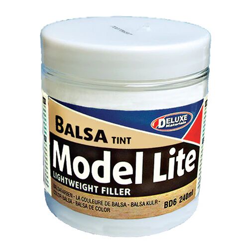 Deluxe Materials - Model Lite Balsa Filler 240CC (Balsa color)