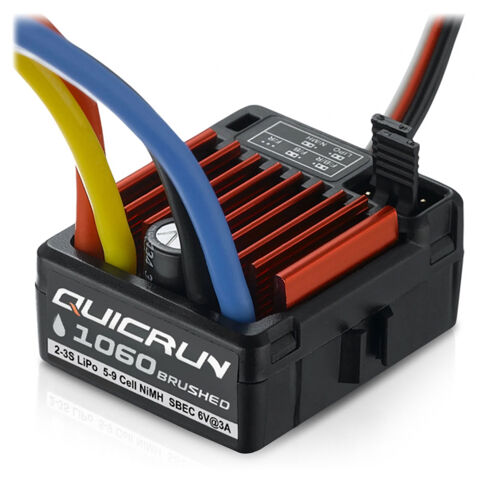 Hobbywing QuicRun 1060 Brushed ESC Tamiya Plug 60A for 1:10