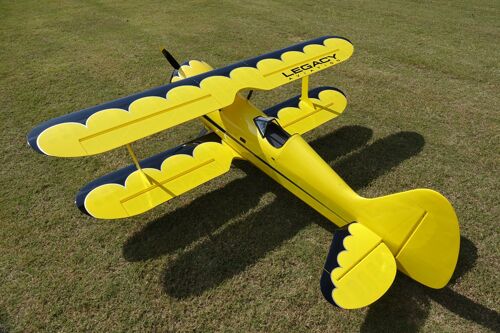 Extreme Flight - Muscle Bipe 85", Yellow/Black ARF Kit (2 Cylinder Version)