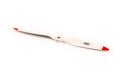 Fiala - 18x10E Wooden 2-blade Propeller White/Red (Electric only)