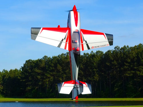 Extreme Flight - Extra NG 78", Red/Silver ARF Kit