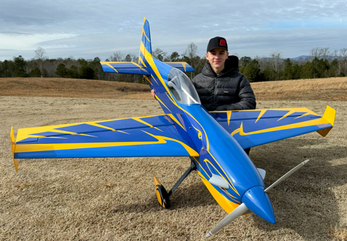 Extreme Flight - Turbo Raven 85", Blue/Yellow ARF Kit