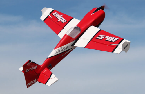 Pilot RC - Edge 540 74", Red/White ARF Kit (Scheme 01)