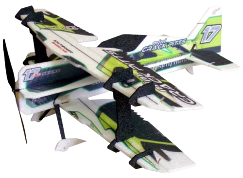 RC Factory - Crack Pitts (Mini) Indoor Kit 560mm, Green