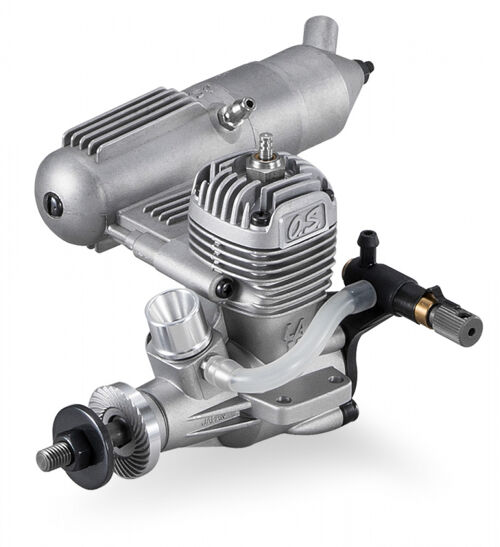 OS - MAX-15LA-S 2.49cc 2-Stroke Nitro Engine w/ Silencer C/L