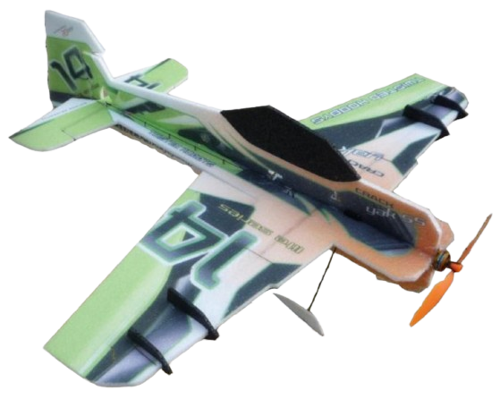 RC Factory - Crack Yak Lite Indoor Kit 800mm, Green/Orange