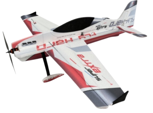 RC Factory - Super Extra L Indoor Kit 1000mm, Grey/Red