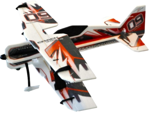 RC Factory - Crack Pitts (Backyard Series) Indoor Kit 755mm, Red