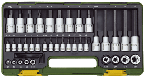 Proxxon - 42-piece specialty set for TX and Allen screws