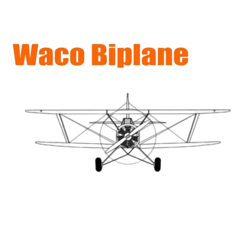 Unilight - Bundle Waco F Biplane, 1:3, ca. 3m span (Civil/Sport)