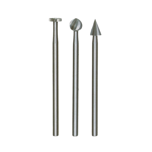 Proxxon - Tungsten vanadium milling bits, diff. shapes 3pcs. (28720)