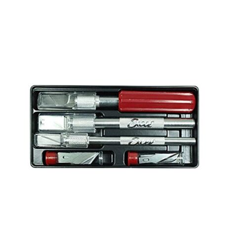 Excel - Hobby Knife Set (w/ plastic case)