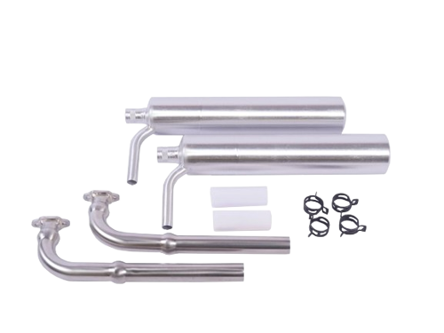 MTW - Muffler Set For DA70 With TD45 Muffler And Knuckle Headers