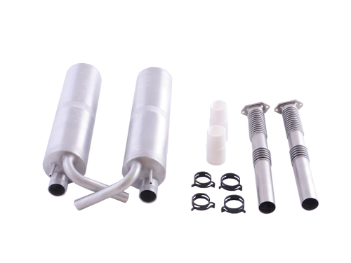 KRUMSCHEID - Muffler Set For ZDZ180 With 95VS-6 Mufflers & Headers