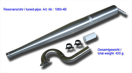 KRUMSCHEID - Tuned Pipe Set For Extreme Flight Yak 88"