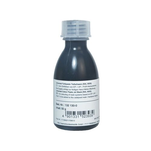 R&G Universal Colour Paste - Jet Black (50g bottle)