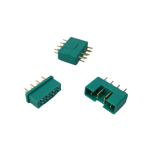 Servo connectors 8pin, plug & socket, 2 pairs