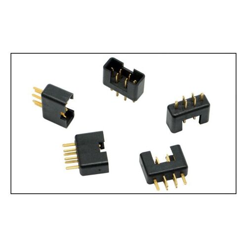 MPX plug high current, 5 pieces (black)