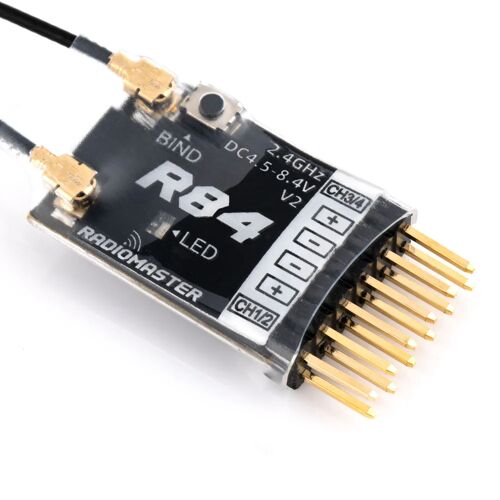 RadioMaster - R84 4ch V2 D8/D16/SFHSS Receiver