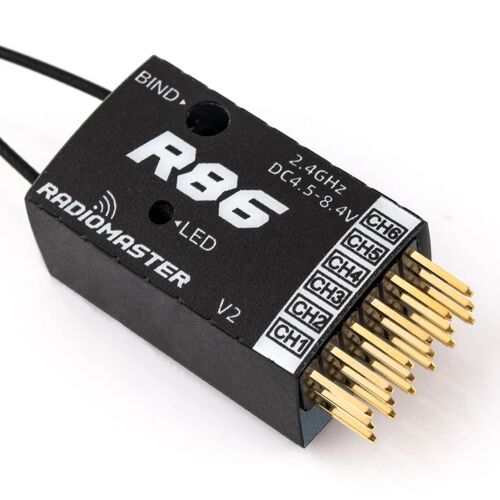 RadioMaster - R86 6ch V2 D8/D16/SFHSS Receiver