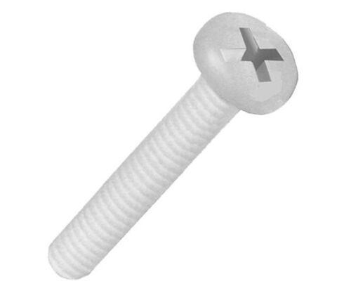 M3x30 - Nylon Philips Head Screw (10 pcs)